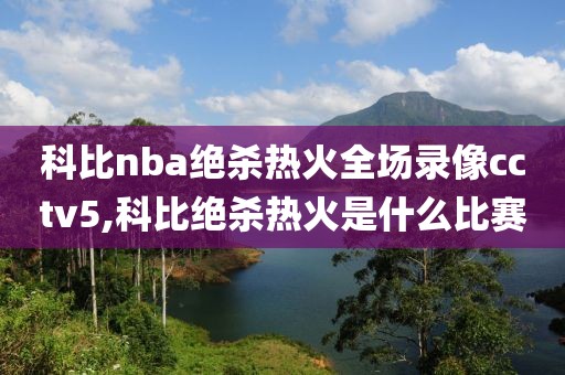 科比nba绝杀热火全场录像cctv5,科比绝杀热火是什么比赛