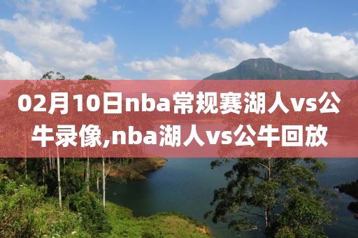 02月10日nba常规赛湖人vs公牛录像,nba湖人vs公牛回放