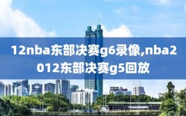 12nba东部决赛g6录像,nba2012东部决赛g5回放