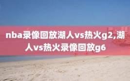 nba录像回放湖人vs热火g2,湖人vs热火录像回放g6